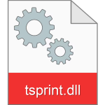 Illustration of tsprint.dll